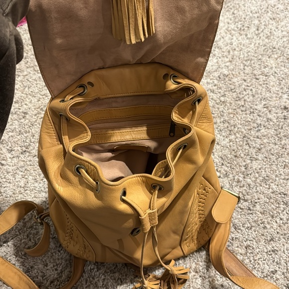 Faux Leather Book bag Boho style - Picture 2 of 2